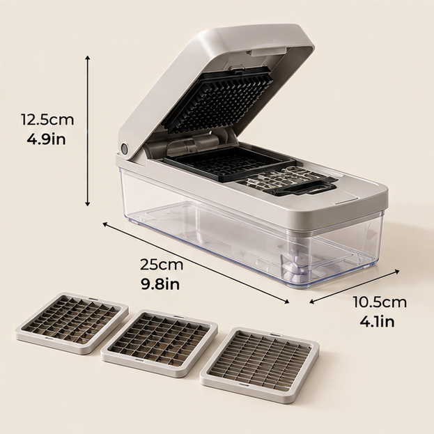 7-in-1 Vegetable Chopper & Food Storage Container