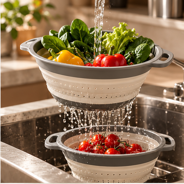 Collapsible Silicone Colander
